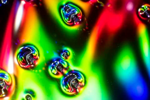 Abstract Patterns . Microscopic View 库存照片
