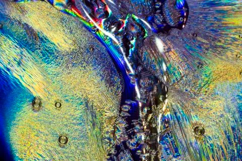 Abstract Patterns . Microscopic View 库存照片