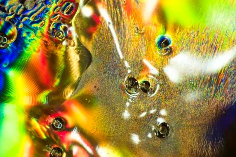 Abstract Patterns . Microscopic View 库存照片
