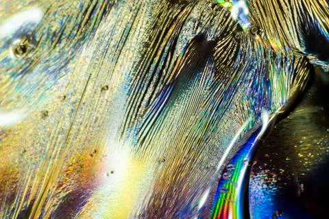 Abstract Patterns . Microscopic View 库存照片