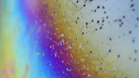 Abstract patterns mixing liquids Stock Footage 8813911