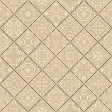 Abstract patterns in the mosaic set. Stock Illustration