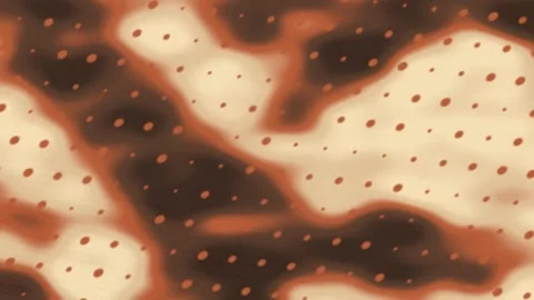 Abstract Patterns Moving Across Warm Fluid Surface in Soft Focus Stock-Footage 330120227