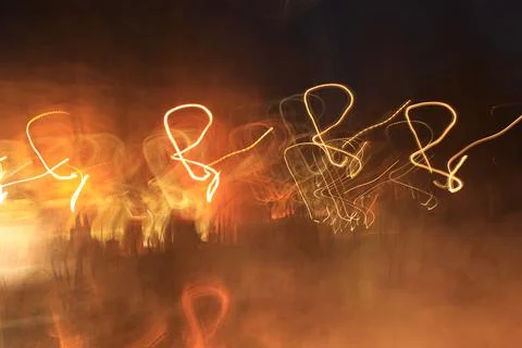 Abstract patterns painted with light - Lysaker Stock Photos