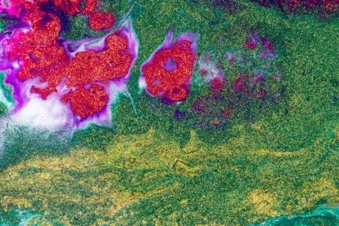 Abstract Patterns of Paints Stock Illustration