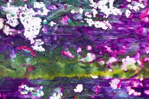 Abstract Patterns of Paints Stock Illustration