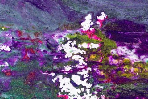 Abstract Patterns of Paints Stock Illustration