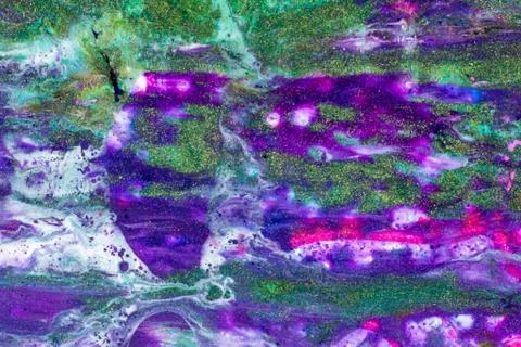 Abstract Patterns of Paints Stock Illustration