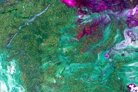 Abstract Patterns of Paints Stock Illustration