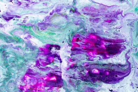 Abstract Patterns of Paints Stock Illustration