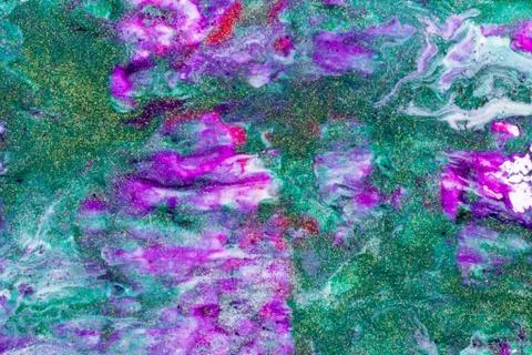 Abstract Patterns of Paints Stock Illustration