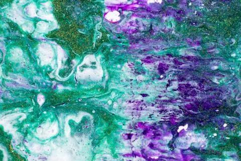 Abstract Patterns of Paints Stock Illustration