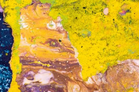 Abstract Patterns of Paints Stock Illustration