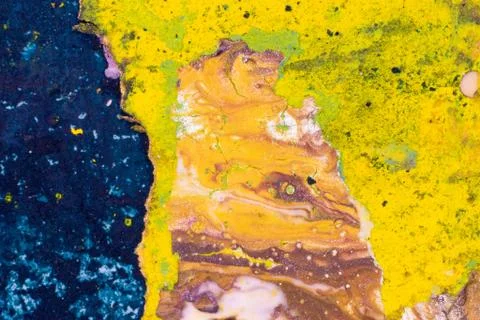 Abstract Patterns of Paints Stock Illustration