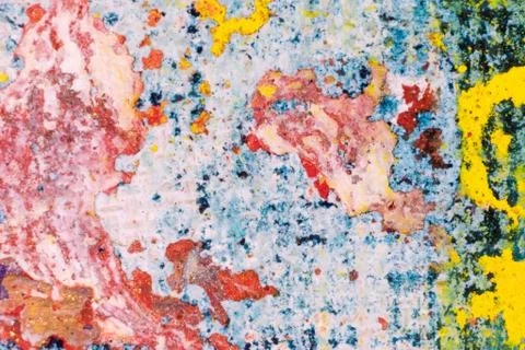 Abstract Patterns of Paints Stock Illustration