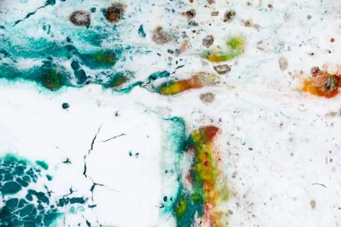 Abstract Patterns of Paints Stock Photos