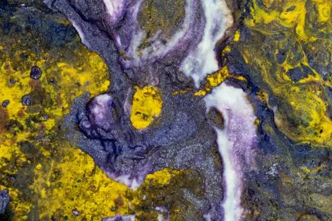 Abstract Patterns of Paints Stock Photos