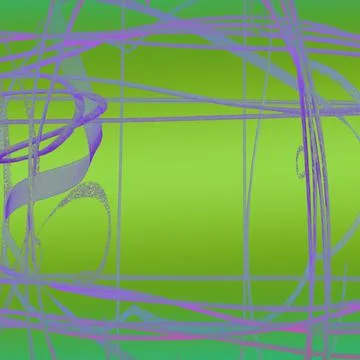 Abstract patterns from ribbons. Decorative background. Bright stylized banner Stock Illustration