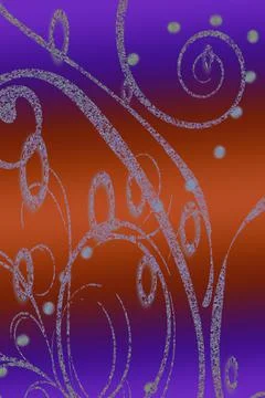 Abstract patterns from ribbons. Decorative background. Bright stylized banner Stock Illustration