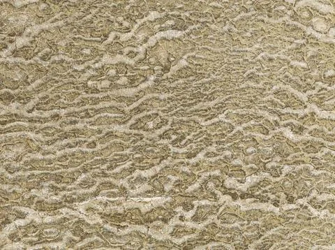 Abstract patterns of saline deposits at the salt works of Walvis Bay. Aerial Stock Photos