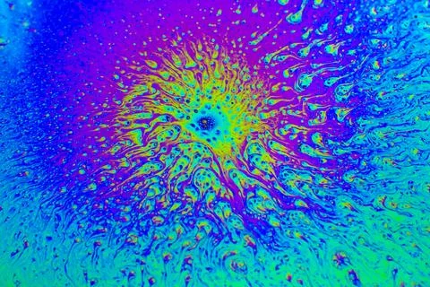 Abstract Patterns On The Water Stock Illustration