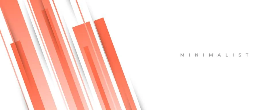 Abstract Peach and White Gradient Background in Paper Cut Style Stock Illustration