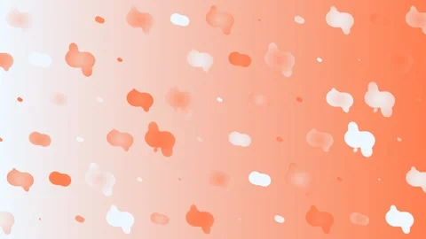 Abstract peach colored grid with geometric shapes Stock Footage 342237355