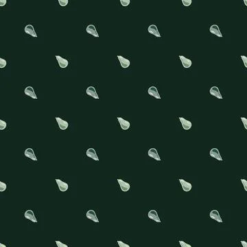 Abstract pear seamless pattern. Decorative background fruits. 库存插图