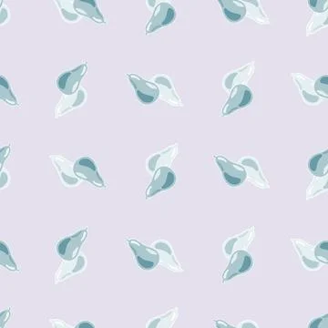 Abstract pear seamless pattern. Decorative background fruits. Stock Illustration