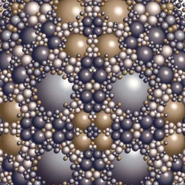 Abstract pearl pattern Illustrazione stock