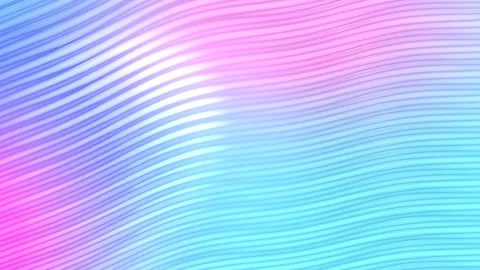 Abstract pearlescent wavy line pattern in pink and blue. 4K Video stock 344577742
