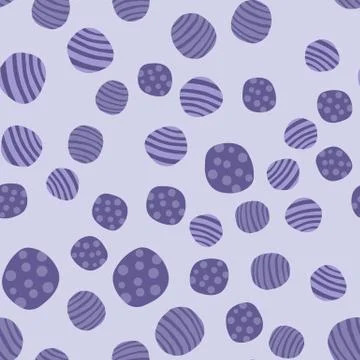 Abstract pebble seamless pattern. Hand drawn stones wallpaper. イラスト素材