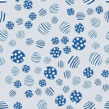 Abstract pebble seamless pattern. Hand drawn stones wallpaper. Illustrazione stock