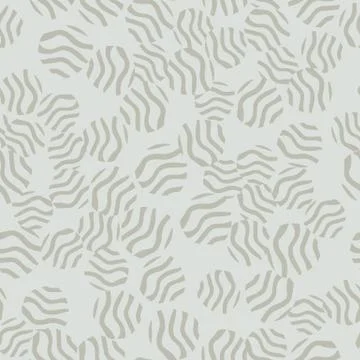 Abstract pebble seamless pattern. Hand drawn stones wallpaper. Illustrazione stock
