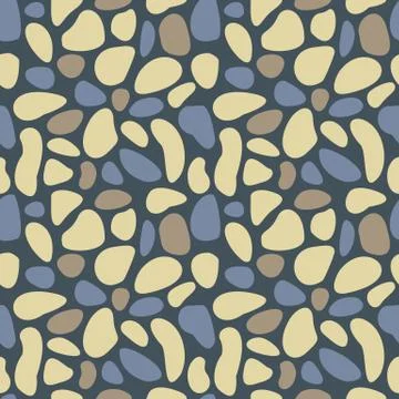 Abstract Pebble Seamless Pattern Texture Stock-Illustration