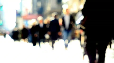 Abstract pedestrians Video stock 630593