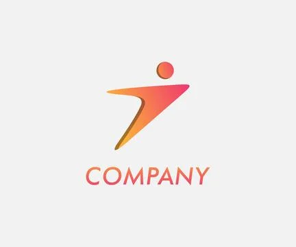Abstract people logo design vector illustration Stock Illustration