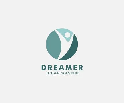 Abstract people logo design vector illustration Stock Illustration