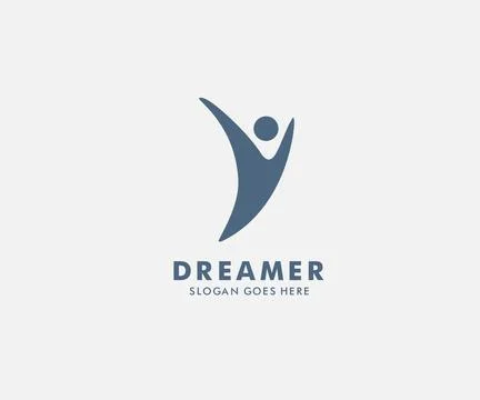 Abstract people logo design vector illustration Stock Illustration