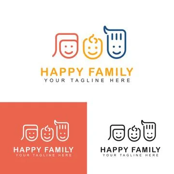 Abstract People logo vector template. Stock Illustration