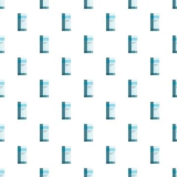 Abstract perfume bottle icon pattern repeating background Illustrazione stock