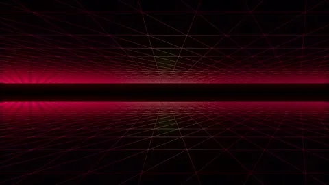 Abstract Perspective Grid Animation Background Stock-Footage 287412087