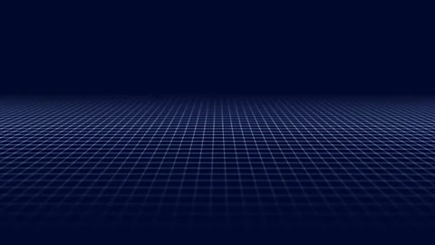Abstract perspective grid. Digital background in retro style. Vídeo Stock 148650098