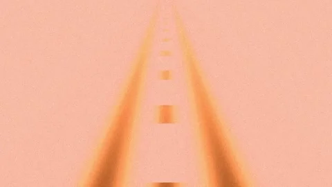 Abstract perspective pathway: Modern pink tunnel gradient effect background Stock Footage 335607577