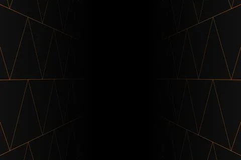Abstract perspective triangle lines background. Vector. Stock Illustration