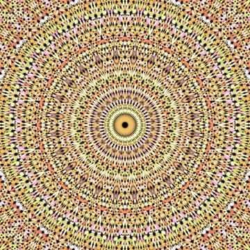 Abstract petal mosaic mandala pattern background Stock Illustration
