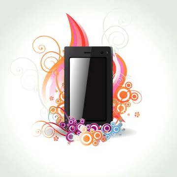 Abstract phone Illustrazione stock