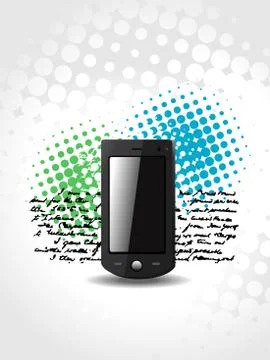 Abstract phone Stock Illustration