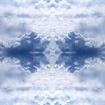 Abstract Photo Collage of Dramatic Cloudscape Sky 6 Stock Photos