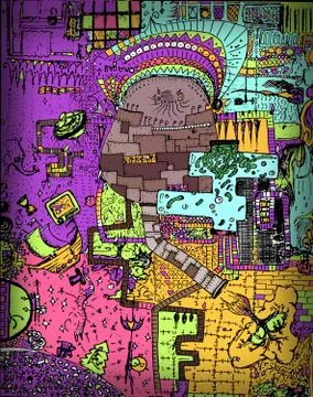 An abstract pictures Stock Illustration